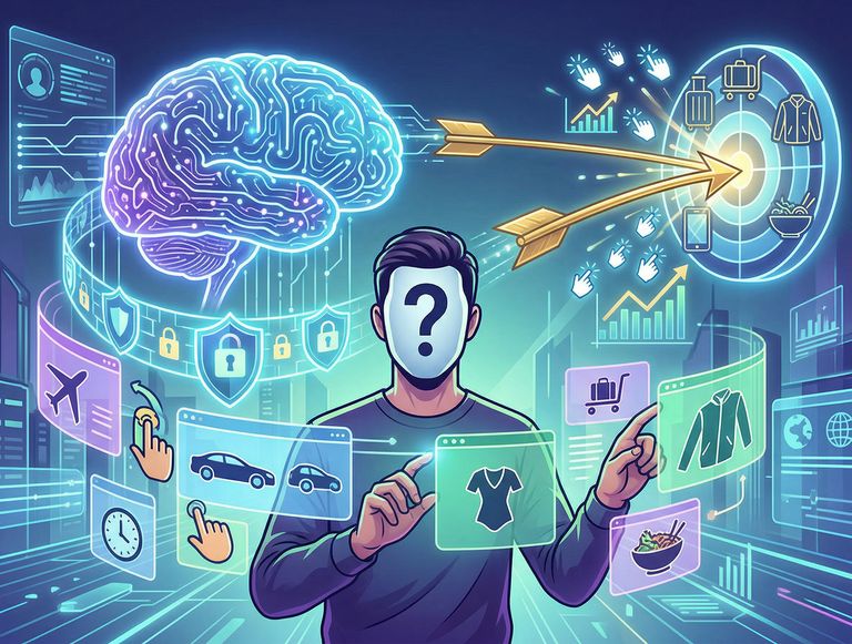 Privacy-Aware AI Blind Targeting